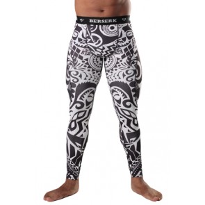 Штаны компрессионные BERSERK SPORT AFRICAN TATOO black
