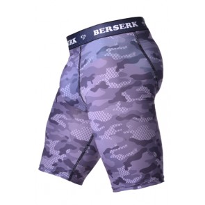 Шорты компрессионные BERSERK SPORT TACTICAL FORCE camo grey