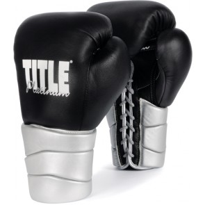 Боксерские перчатки TITLE Platinum Paramount Lace Training Glove