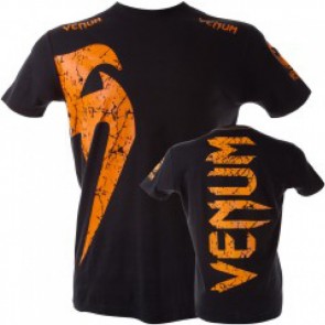 Футболка Venum Giant T-shirt Black Orange