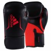 Боксерские перчатки Adidas Speed 100 черные с ярко красным