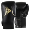 Боксерские перчатки Adidas Speed 75 черные с золотом