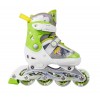 Детские роликовые коньки раздвижные RIO GREEN / (29-32)