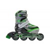 Роликовые коньки раздвижные ZEL Z-5104GRG(35-38) CANDY