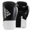 Боксерские перчатки Adidas Hybrid 65 черный/белый/серебро