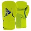 Боксерские перчатки Adidas Speed 100 желтые с синим