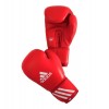 Боксерские перчатки Adidas WAKO красные