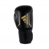 Боксерские перчатки Adidas Speed 50 черно-золотые
