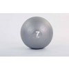 Мяч медицинский (слэмбол) SLAM BALL FI-5165-7 7кг (резина, минеральный наполнитель, d-23см, серый)