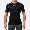 Компрессионная футболка Peresvit Air Motion Compression Short Sleeve T-Shirt Black Grey