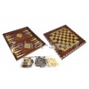 Шахматы, шашки, нарды набор настольных игр W5008